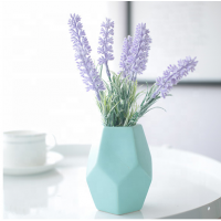 Hot sale quality matt white ceramic flower vase home decor wholesale .