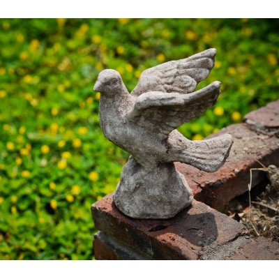 SANTAI Antique Large Ceramic Garden Decorative Bird for Home Decor